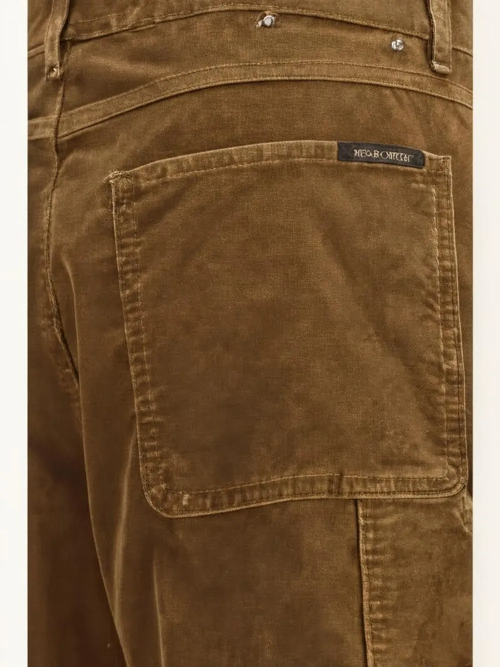 Golden Goose Journey ribfluwelen broek Bruin