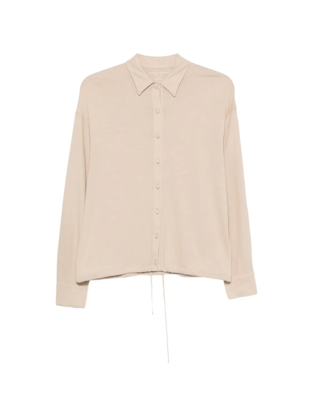 Majestic Filatures drawstring-hem shirt