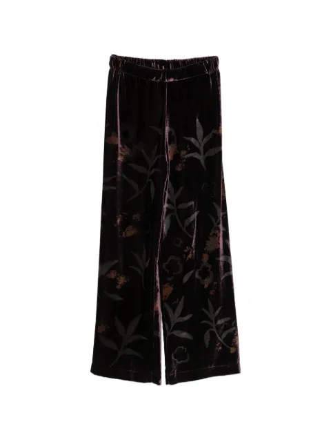 WHYCI MILANO Hose mit Blumenprint