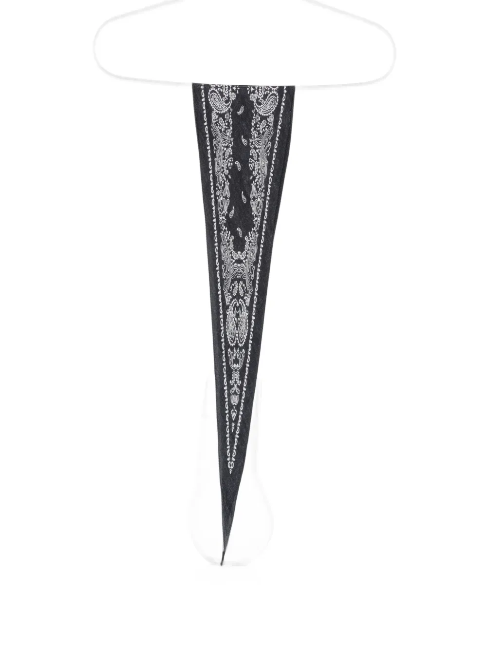 Destin paisley-print scarf - Schwarz