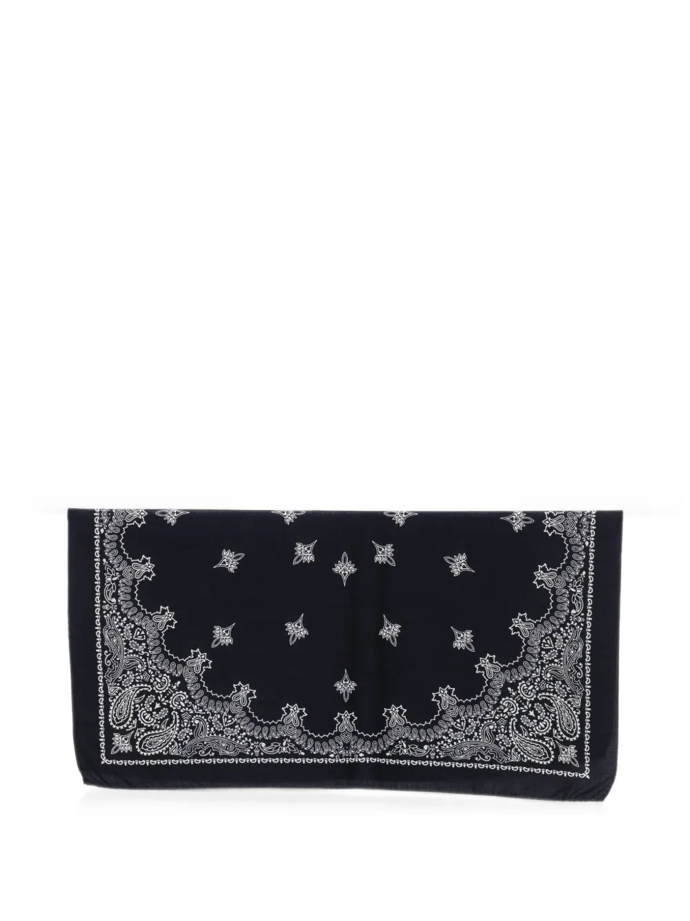 Destin Foulard con stampa paisley - Nero