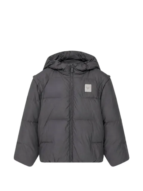 Emporio Armani Kids quilted hooded jacket