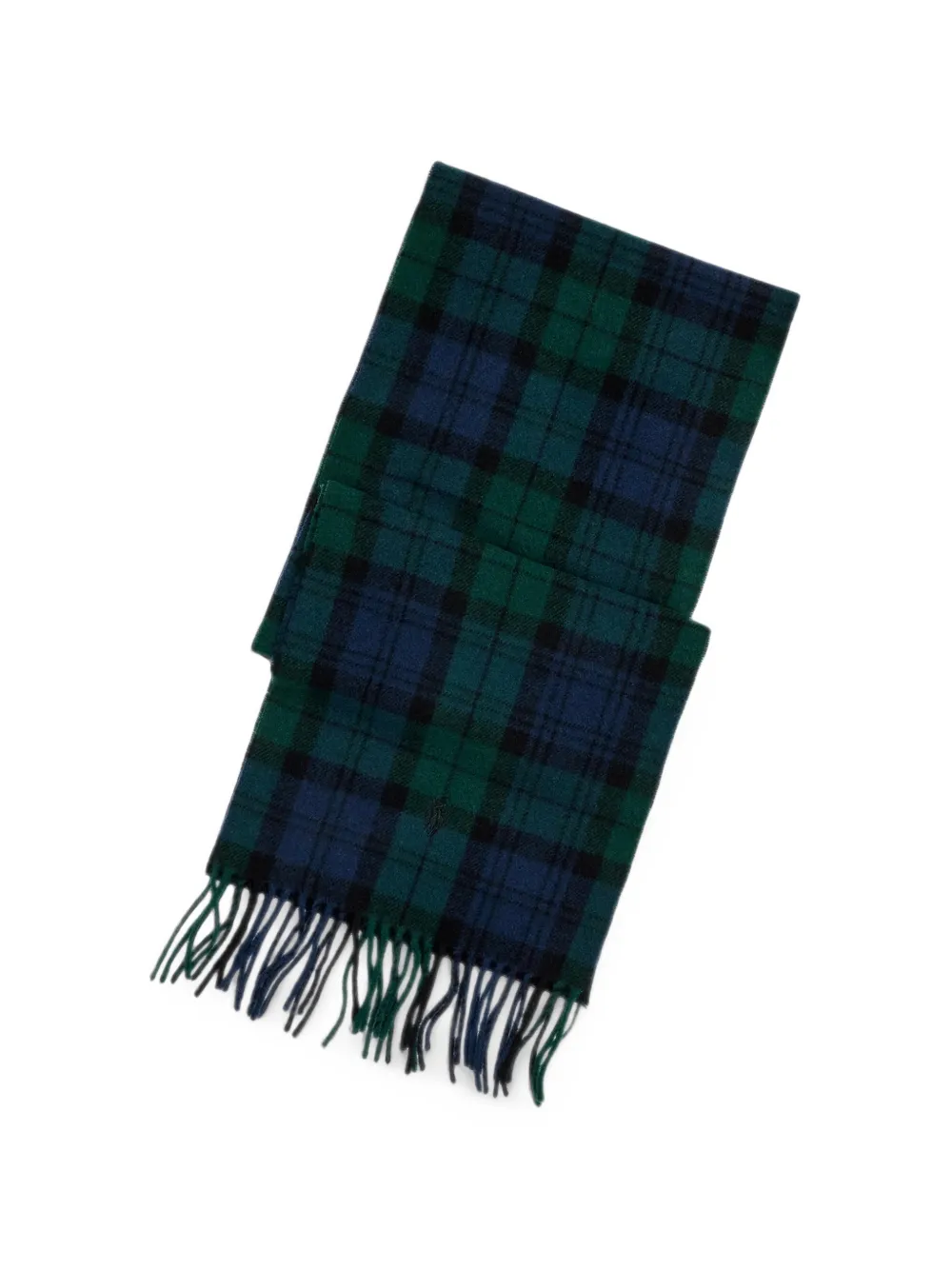 Polo Ralph Lauren tartan-pattern scarf - Blu