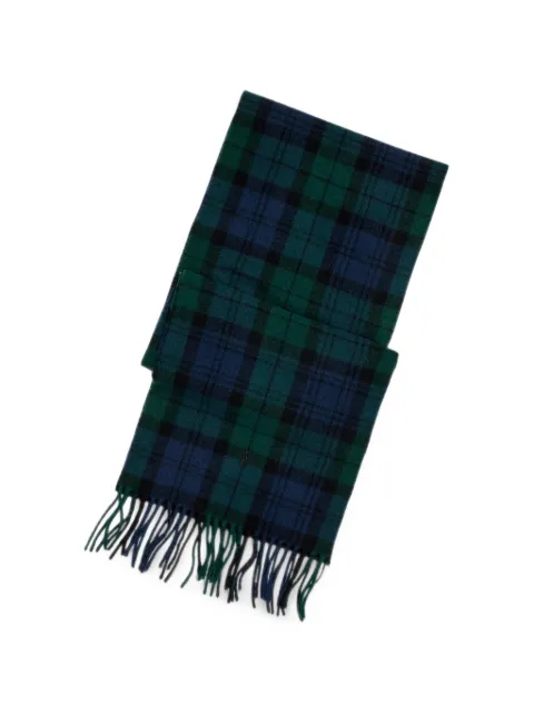 Polo Ralph Lauren tartan-pattern scarf