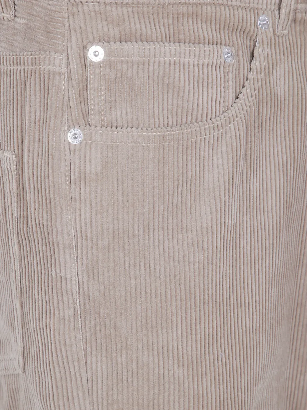 A.P.C. Ribfluwelen straight broek Beige