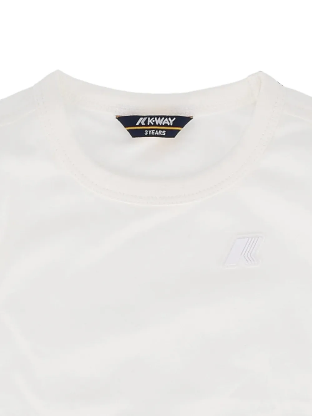 K Way Kids P. Elmer T-shirt met lange mouwen en logopatch Wit