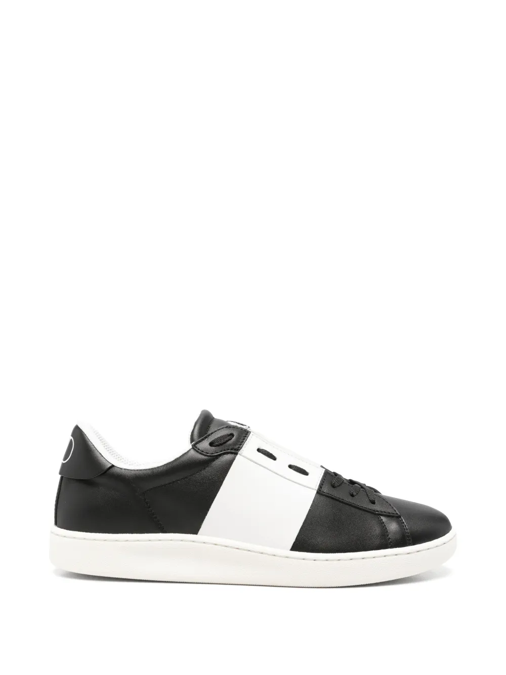 Valentino Garavani Open VLogo round-toe sneakers Zwart