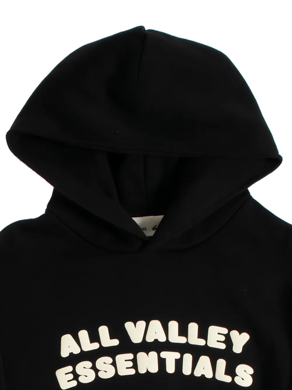 FEAR OF GOD ESSENTIALS KIDS 90's hoodie met logoprint Zwart