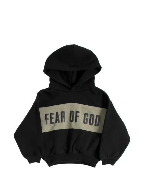 FEAR OF GOD ESSENTIALS KIDS hoodie corta con paneles