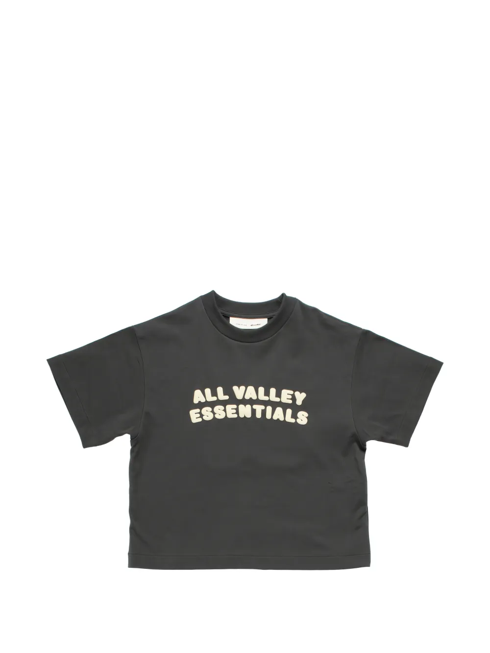 FEAR OF GOD ESSENTIALS KIDS T-shirt in cotone con logo - Grigio