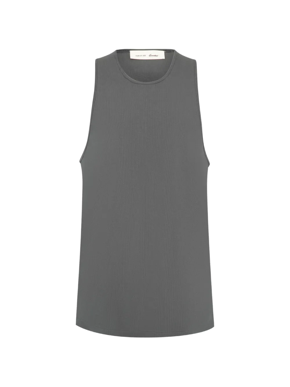FEAR OF GOD ESSENTIALS ribbed Essential Tank - Grigio