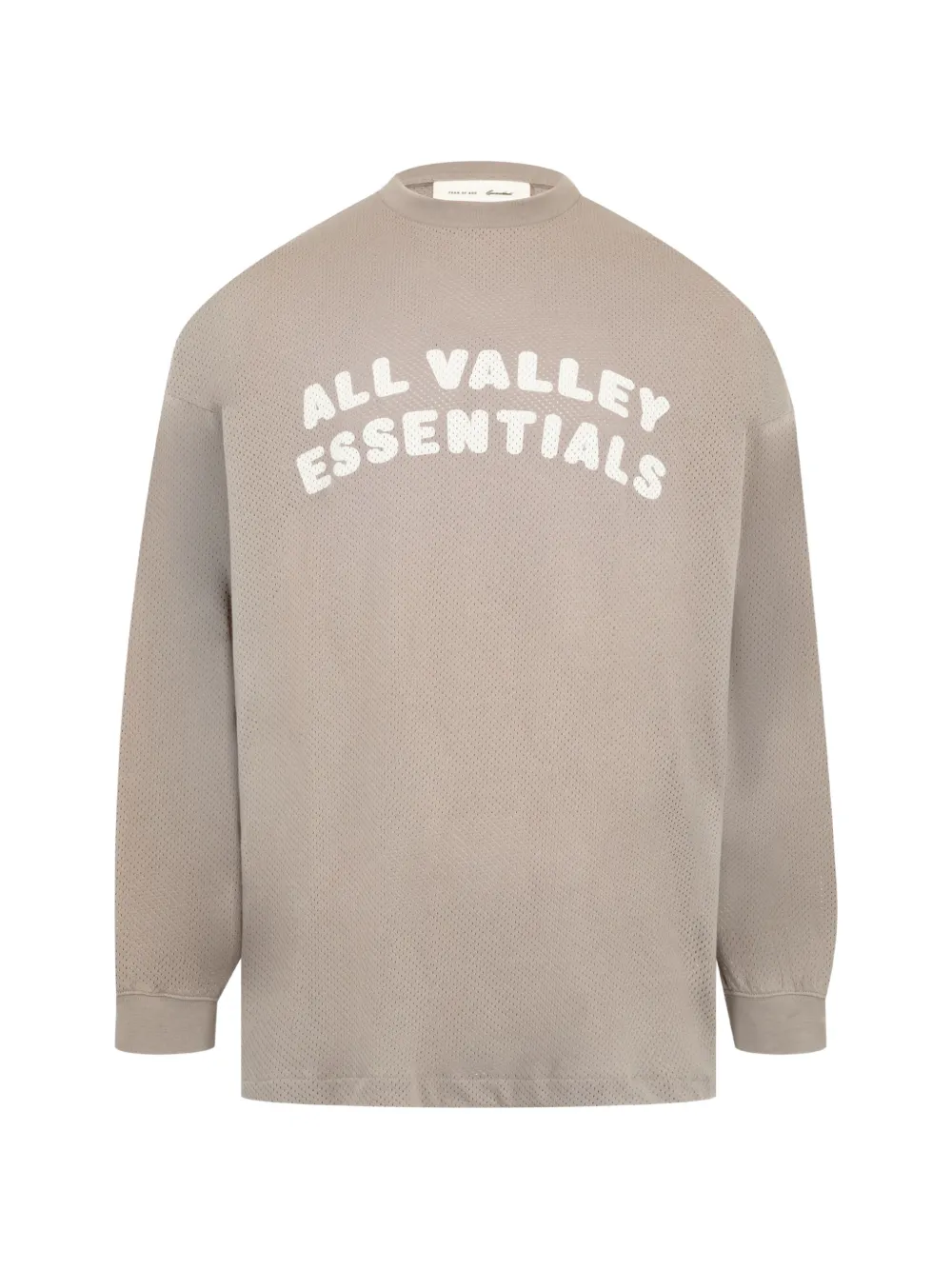 FEAR OF GOD ESSENTIALS Sport mesh merch long-sleeve T-shirt