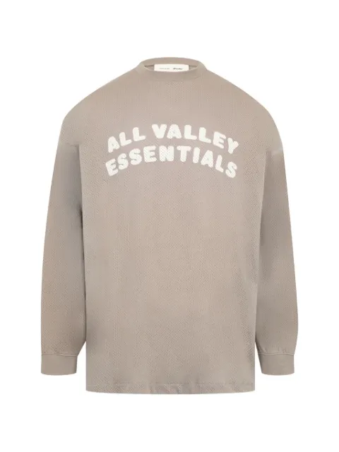 FEAR OF GOD ESSENTIALS Sport mesh merch long-sleeve T-shirt