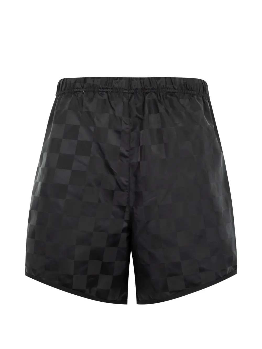FEAR OF GOD ESSENTIALS checkered gym short Zwart