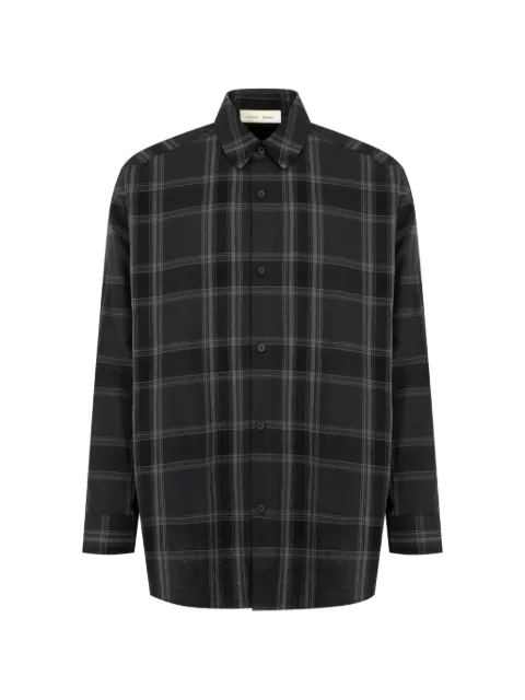 FEAR OF GOD ESSENTIALS flannel button-up shirt