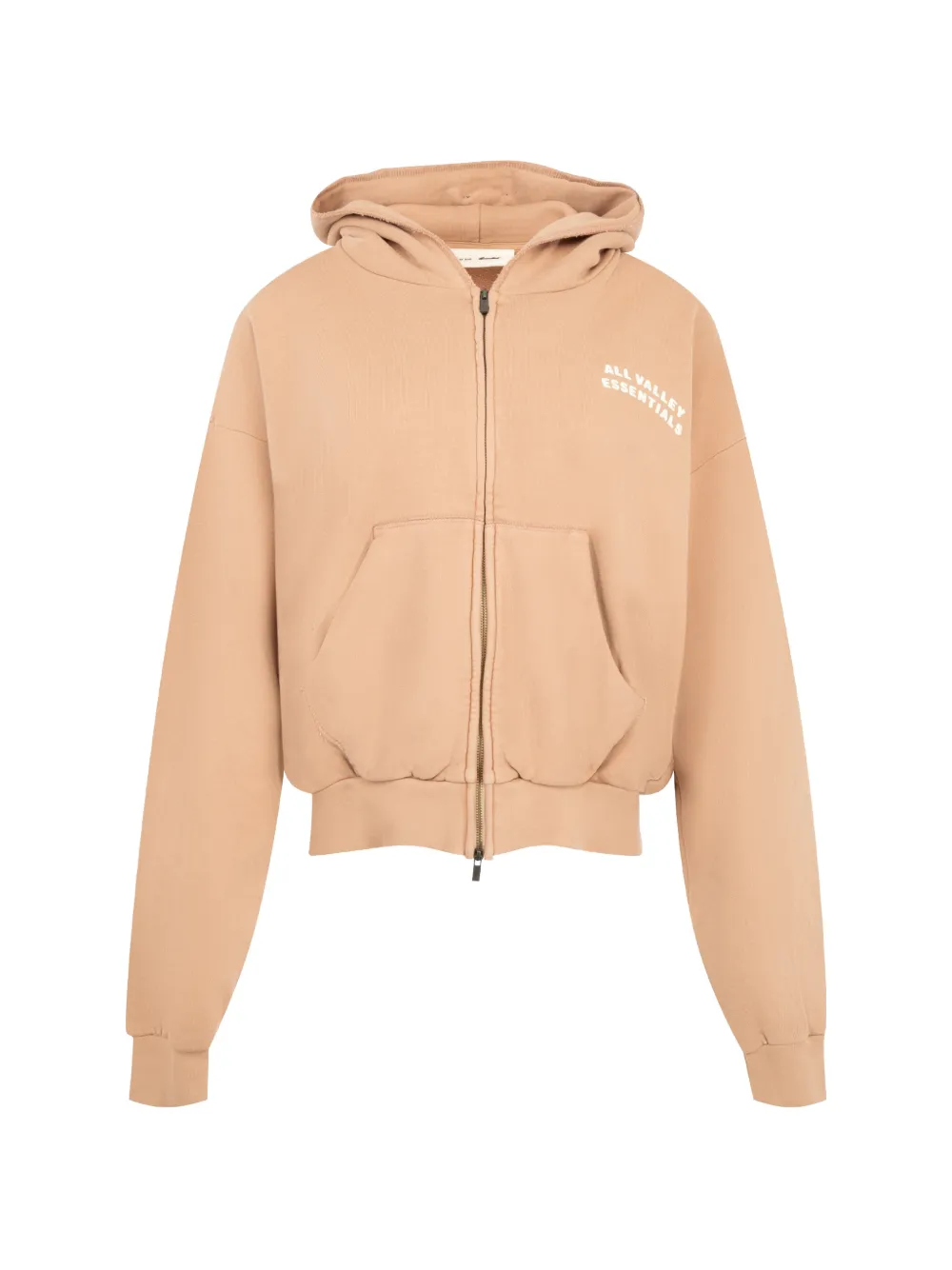 FEAR OF GOD ESSENTIALS 90s full zip hoodie classic fit - Toni neutri