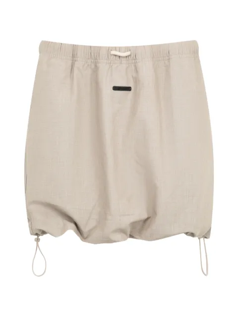 FEAR OF GOD ESSENTIALS drawstring-hem micro skirt