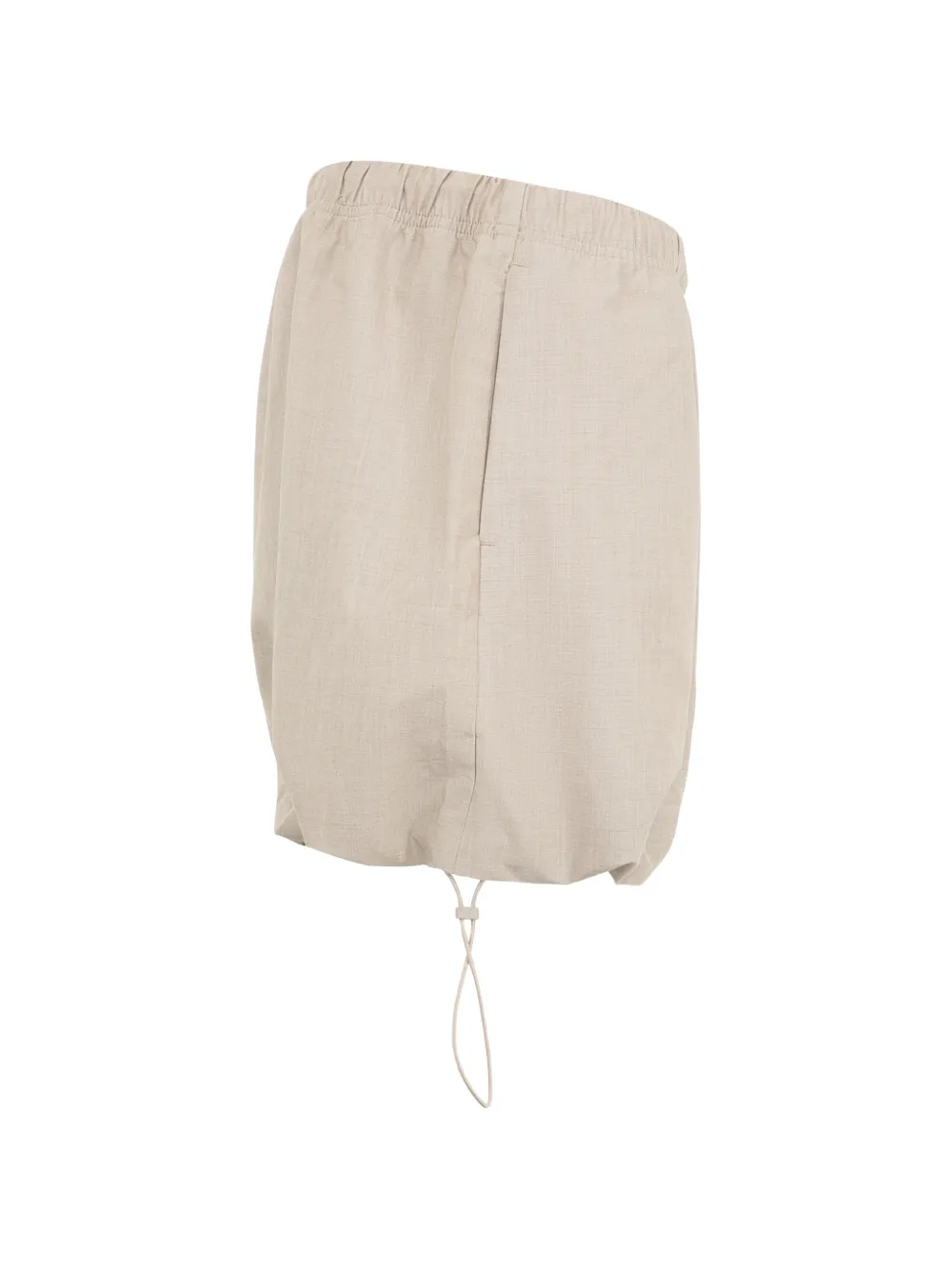FEAR OF GOD ESSENTIALS Micro-rok met trekkoord in de zoom Beige