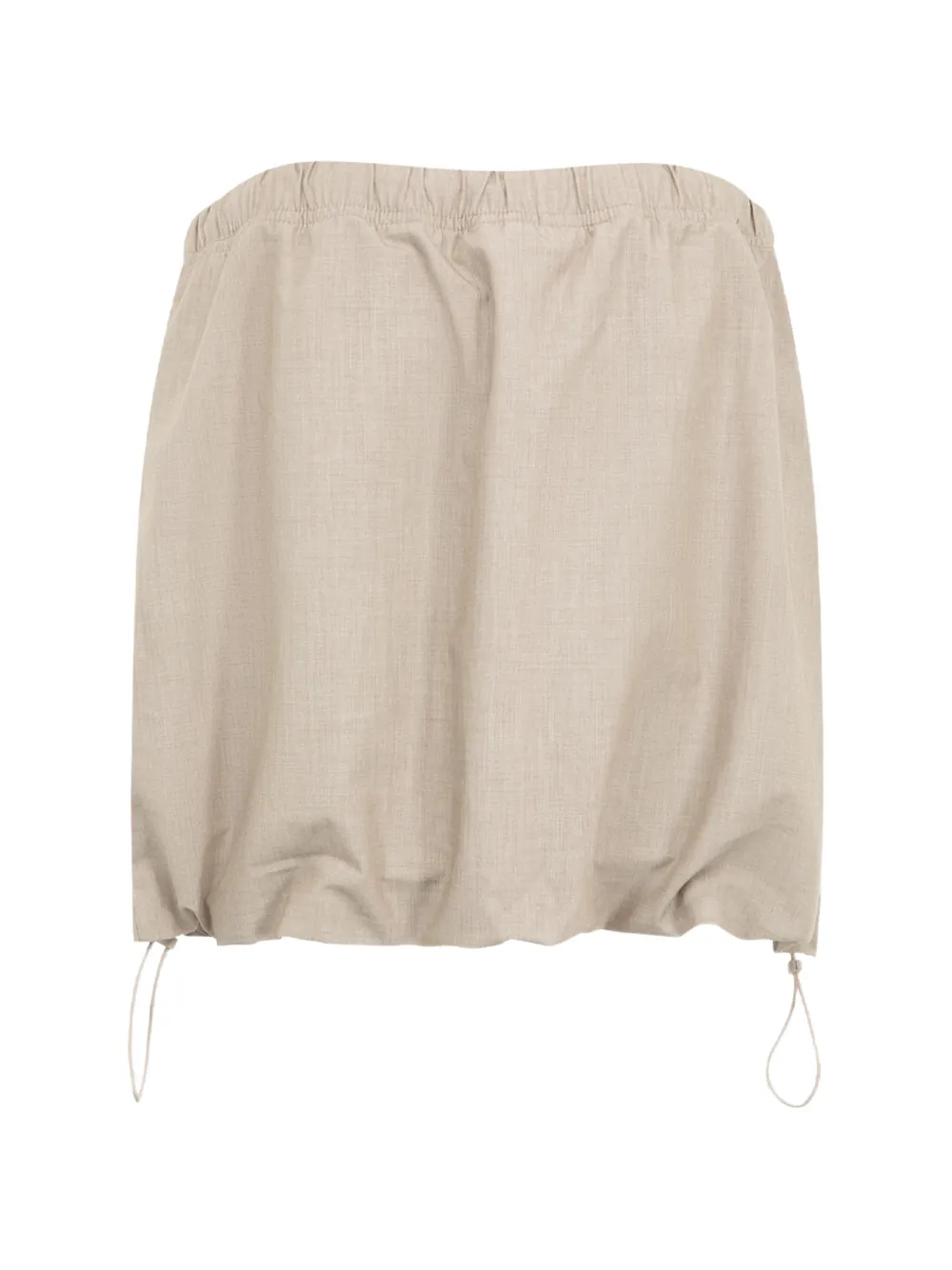 FEAR OF GOD ESSENTIALS Micro-rok met trekkoord in de zoom Beige