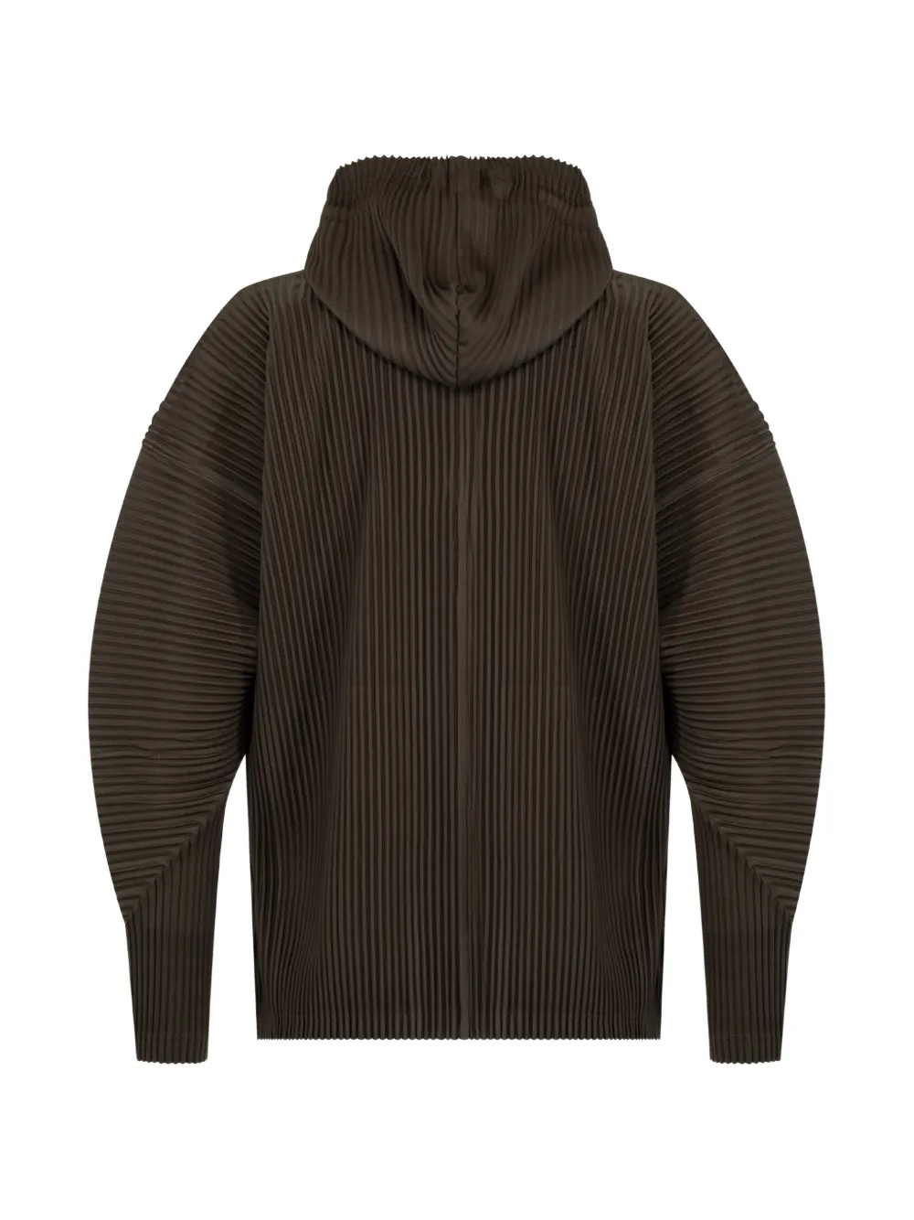 Homme Plissé Issey Miyake Jack met capuchon Groen
