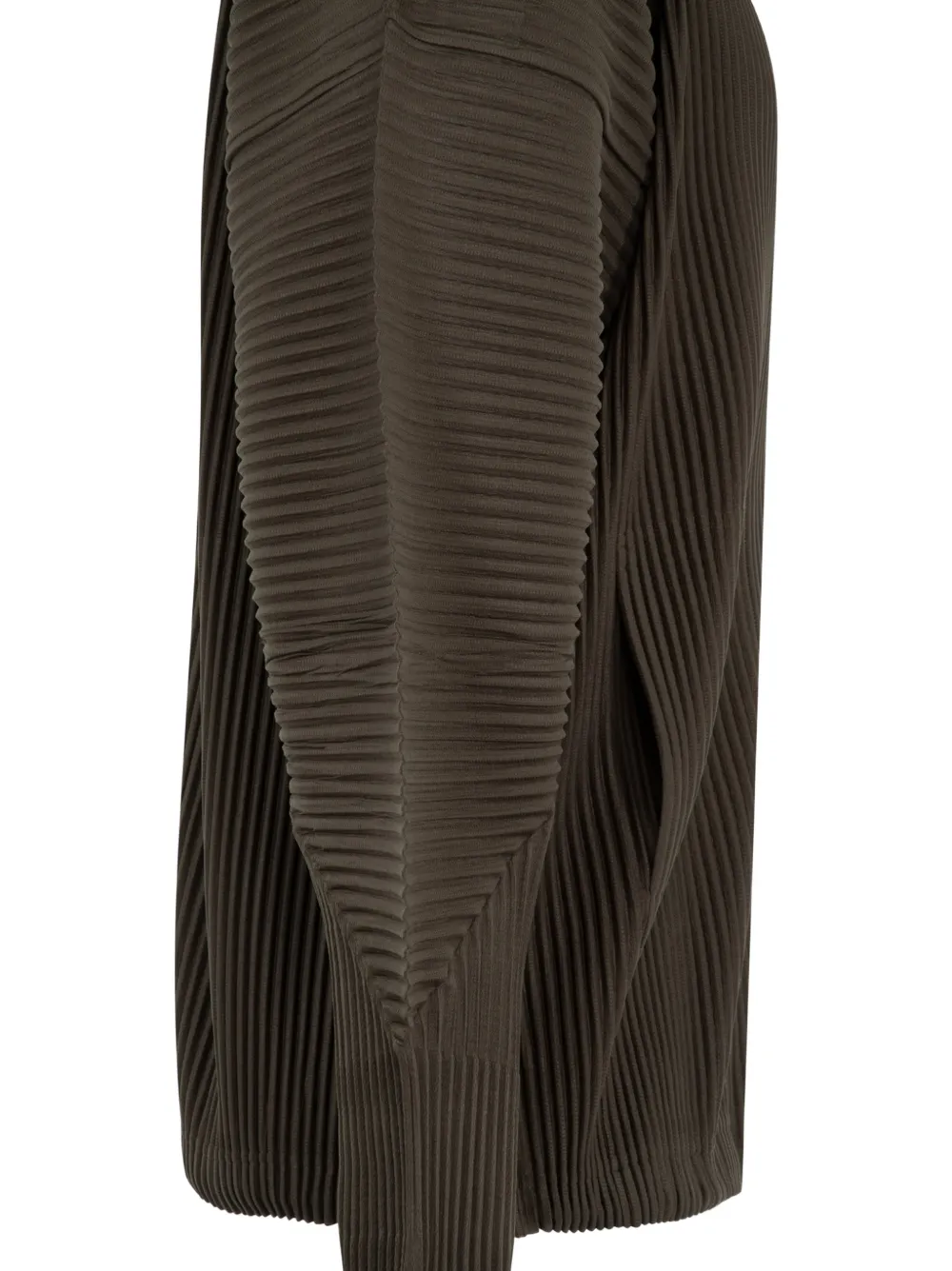 Homme Plissé Issey Miyake Jack met capuchon Groen
