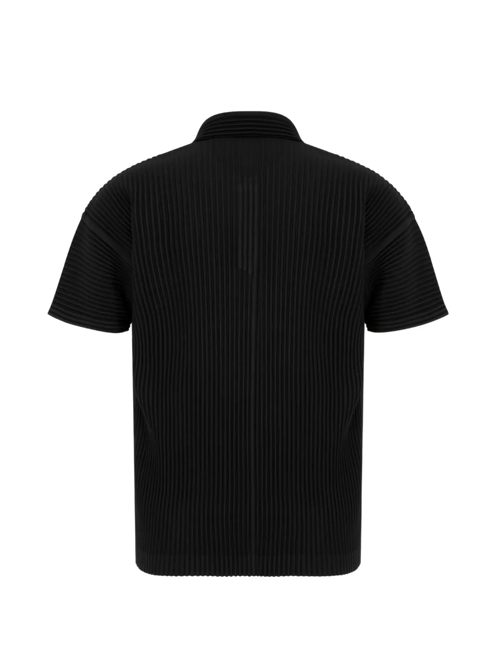Issey Miyake Plissé T-shirt Zwart