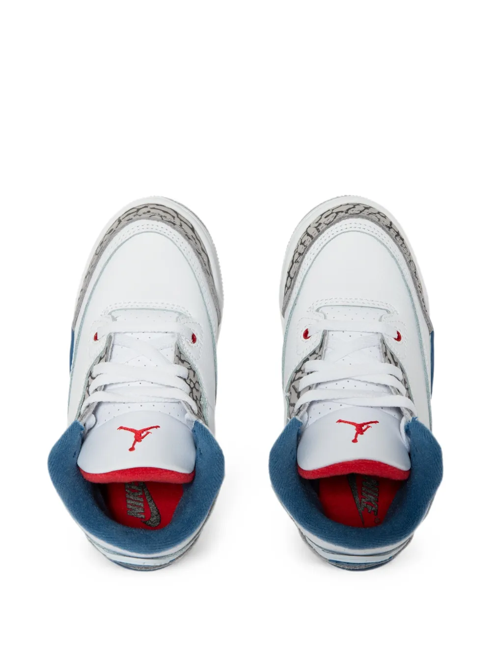 Jordan Kids Jordan 3 Retro elephant-print sneakers Wit