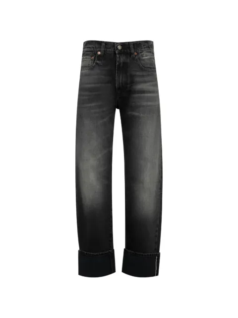 R13 Selvedge cuffed jeans