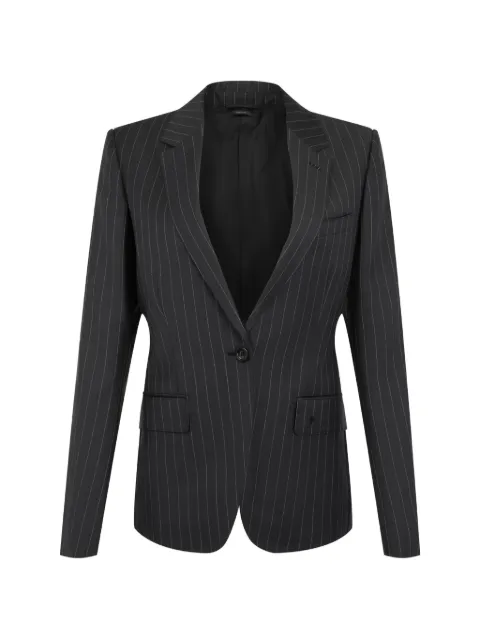 TOM FORD chaqueta rayas de tiza y botones
