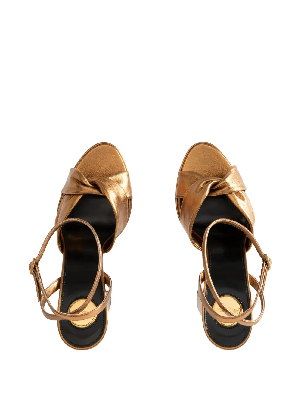 Saint Laurent Franciane 85 sandalen Bruin