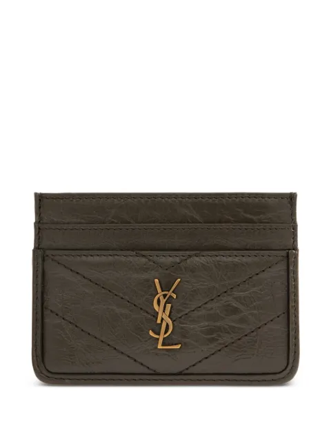 Saint Laurent porte-cartes Niki en cuir vintage