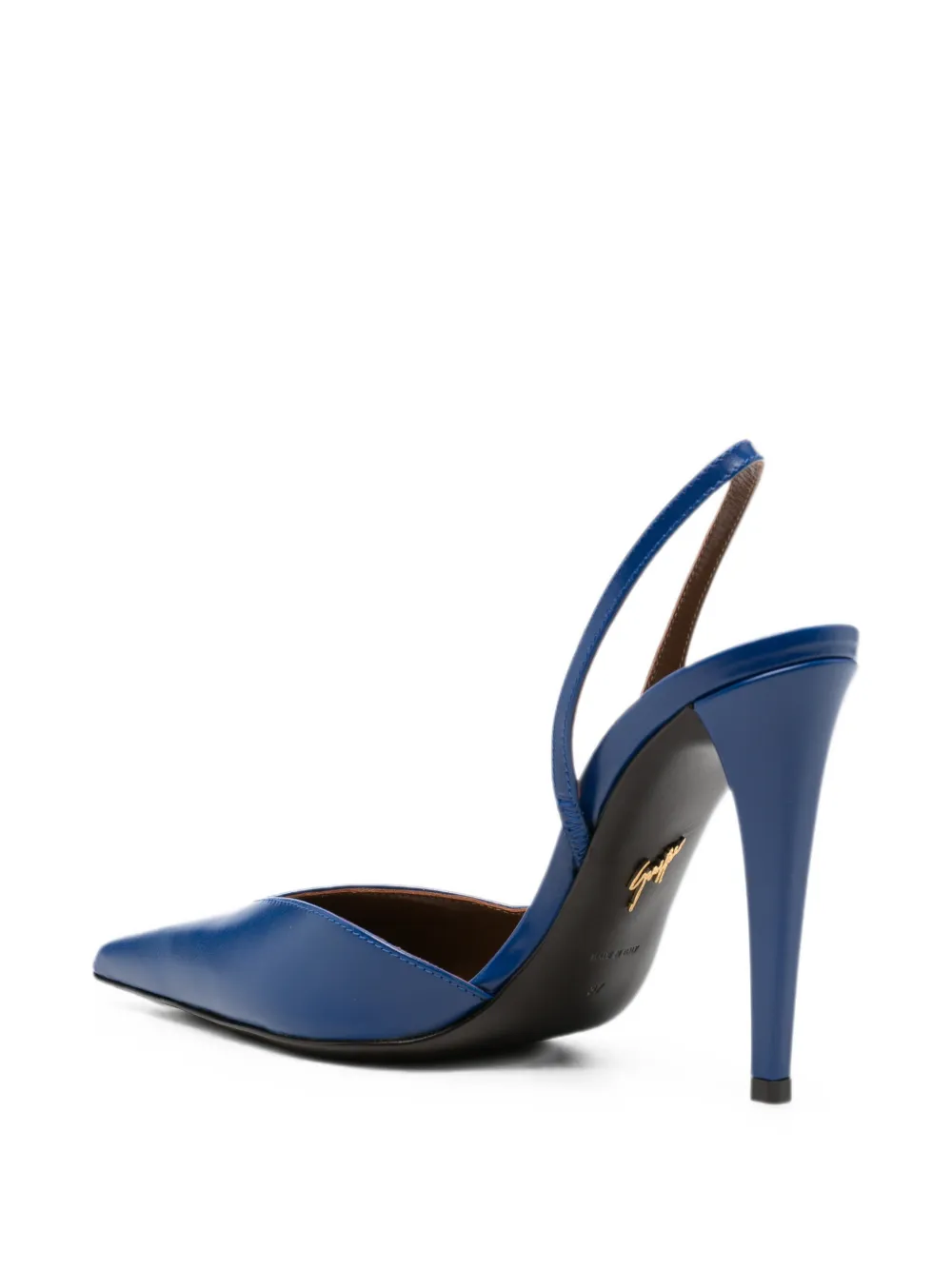 Giuseppe Zanotti Desideria slingback pumps met puntige neus Blauw