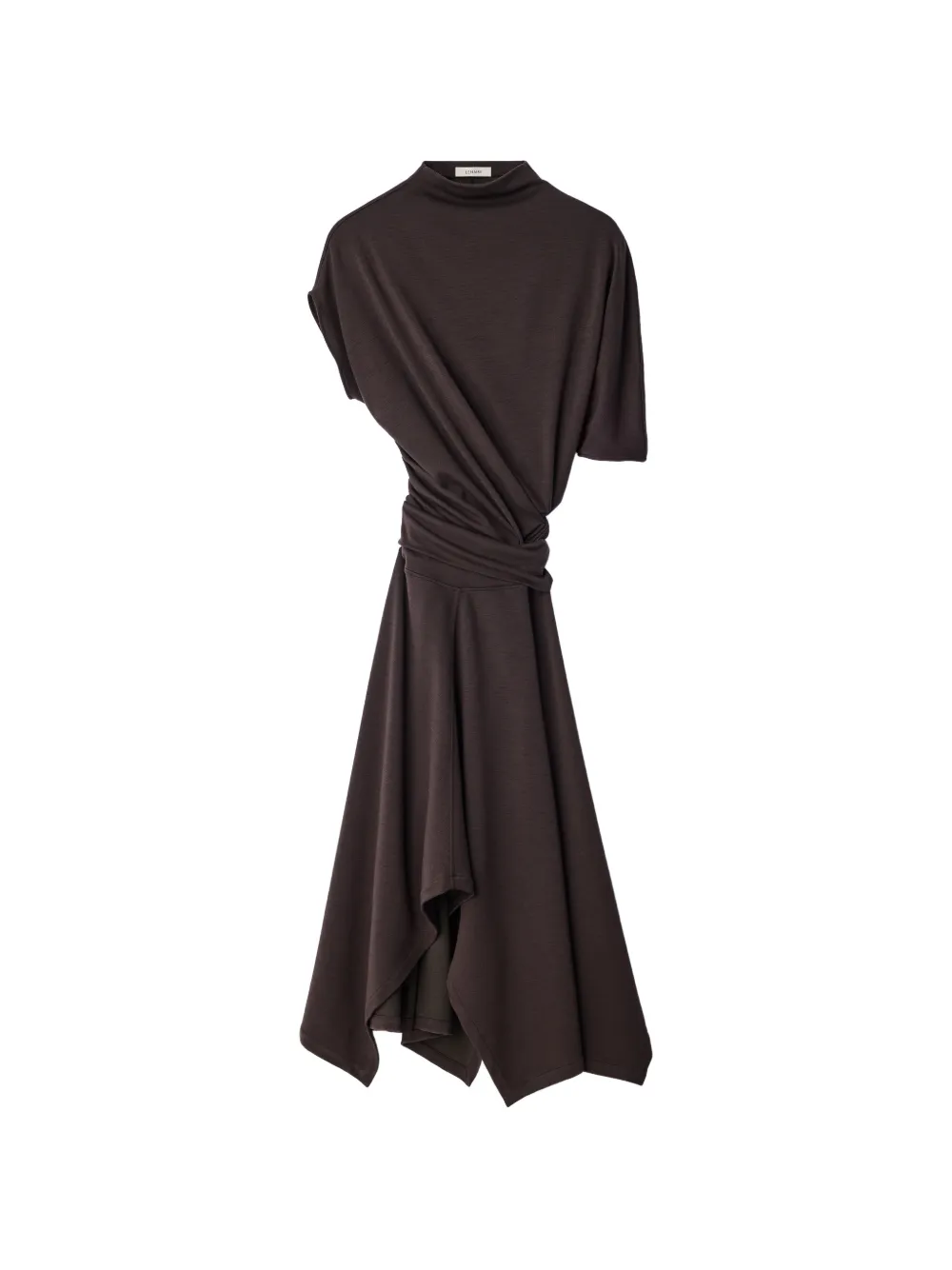 LEMAIRE robe à design asymétrique - Marron LEMAIRE robe à design asymétrique - Marron