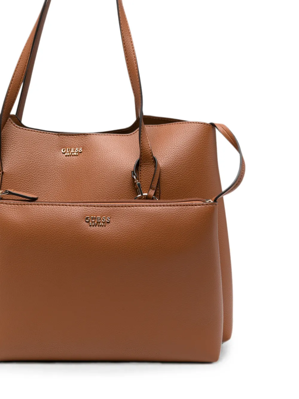 GUESS USA Schoudertas met logoplakkaat Bruin