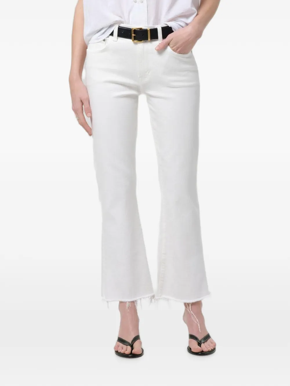 Citizens of Humanity Goldie raw-hem jeans - Weiß