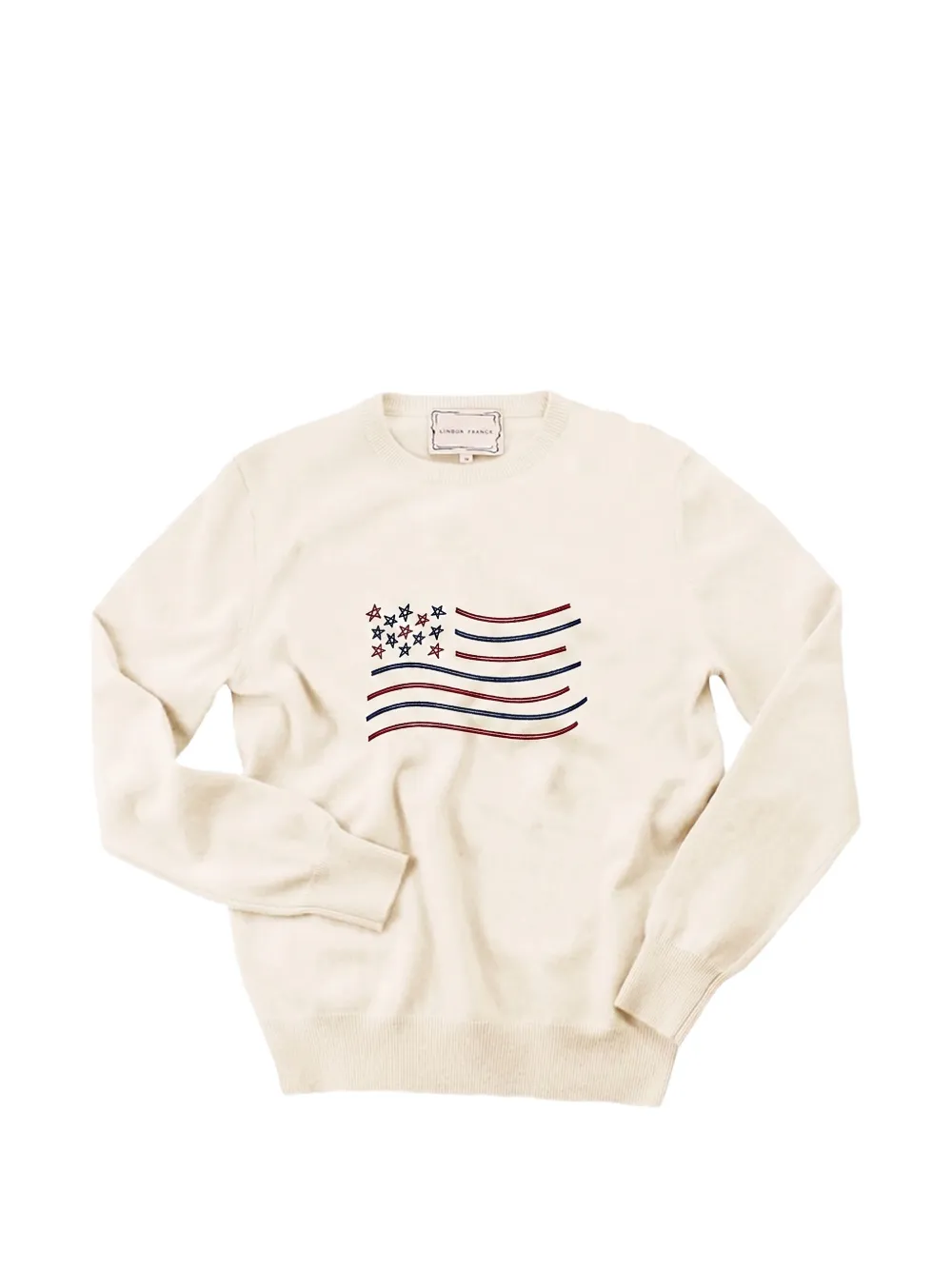 Lingua Franca Unity Flag sweater - Nude