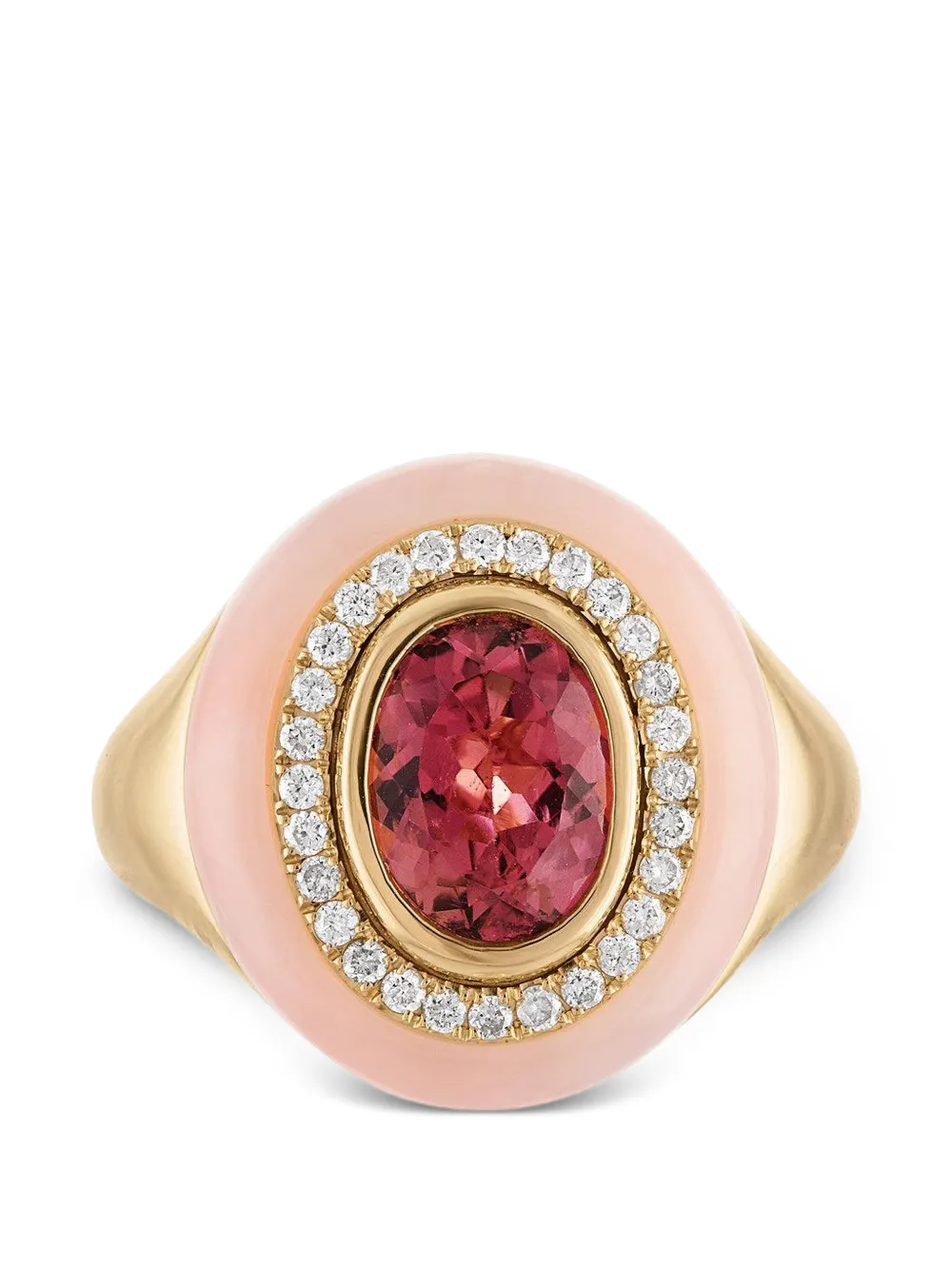 Eden Presley Wisdom Ring mit Saphir und Diamant - Gold