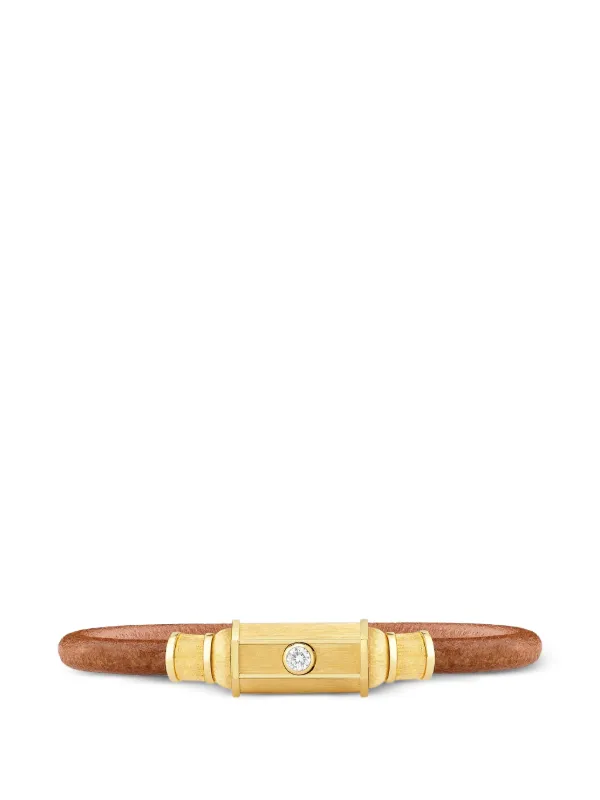 Marie Lichtenberg Diamond Lasso Locket Bracelet in Gold