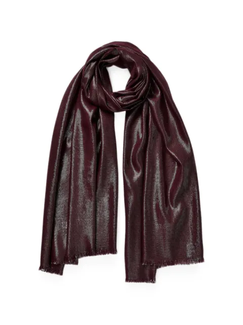 Jane Carr Mercury frayed scarf