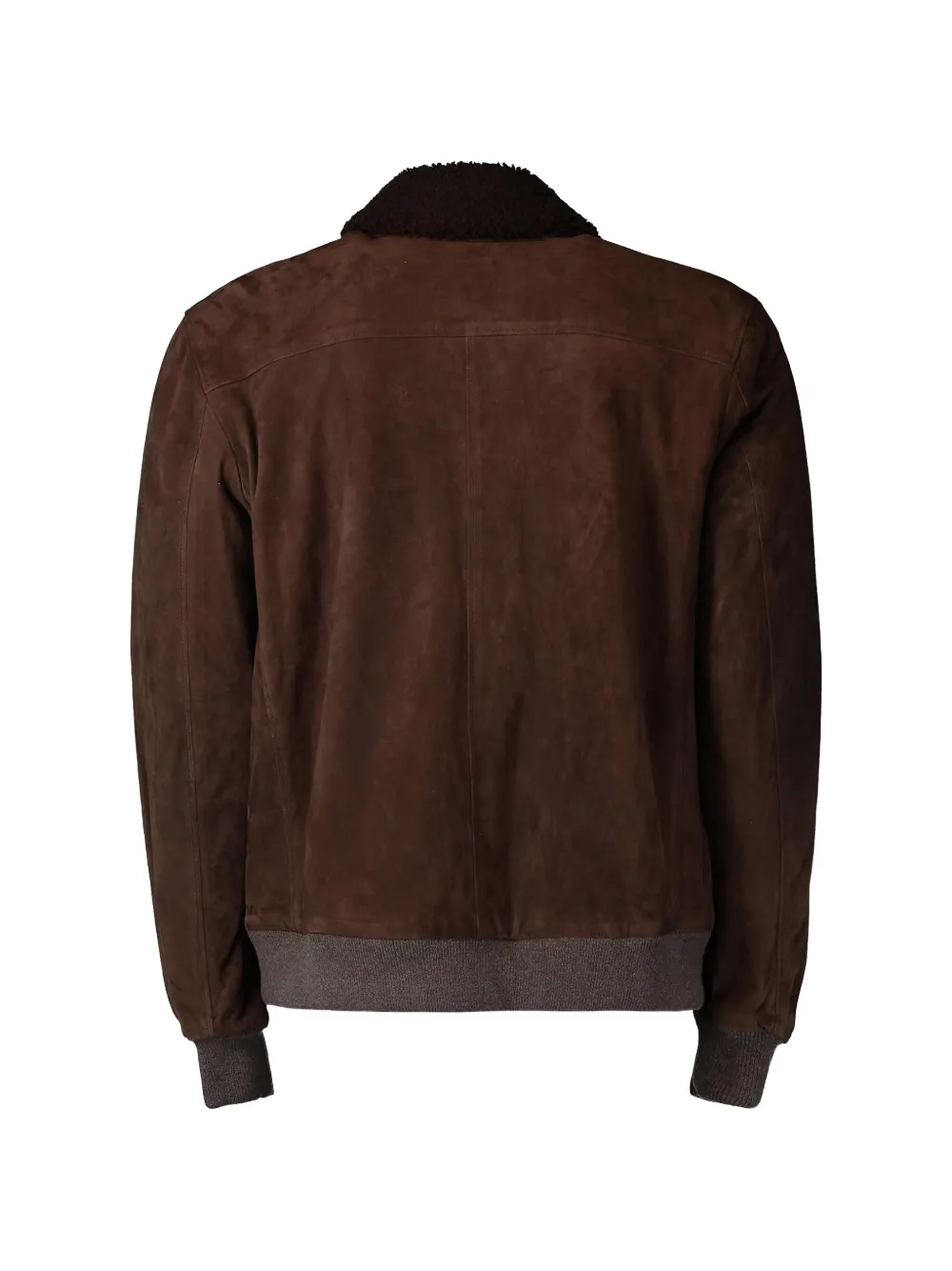 Eleventy Bomberjack met lammy kraag Bruin