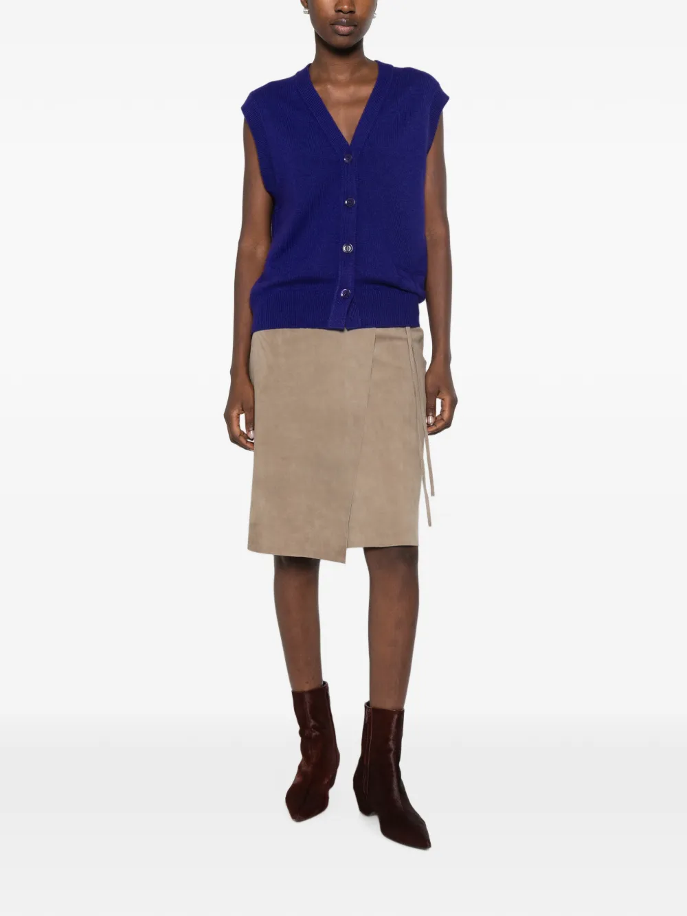 BOMPARD Mouwloos vest Paars