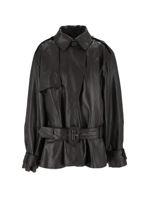 ROTATE BIRGER CHRISTENSEN biker leather jacket black