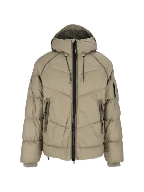 C.P. Company Down Shield Lens hooded puffer jacket