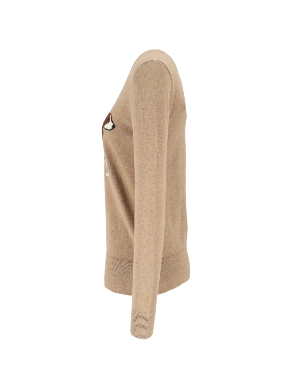 Barbour Fareham dog-intarsia sweater Beige