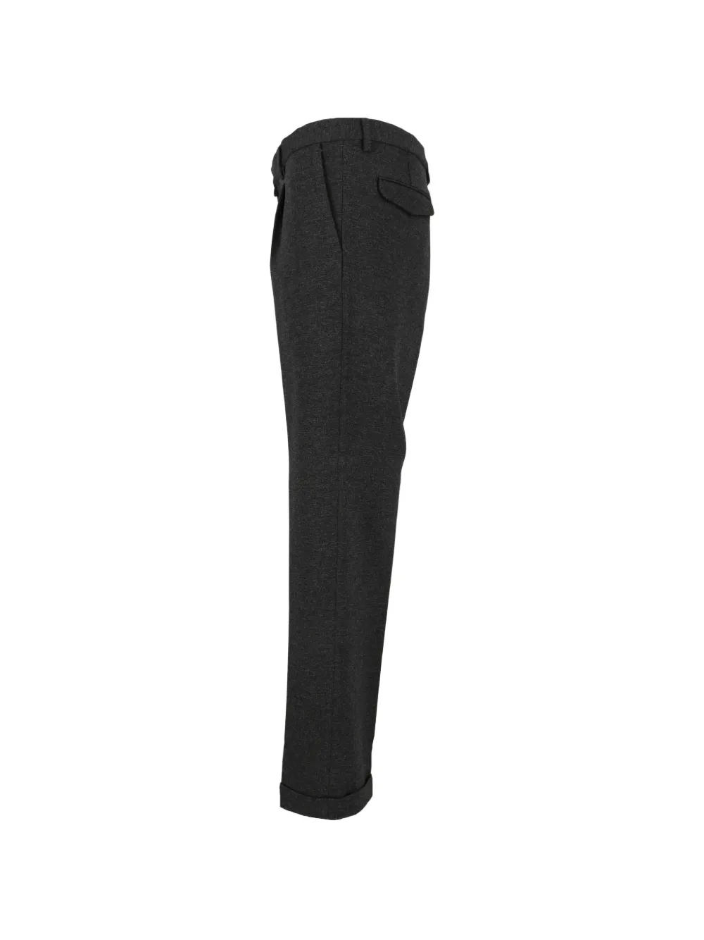 Briglia 1949 Geplooide broek met omgeslagen pijpen Grijs