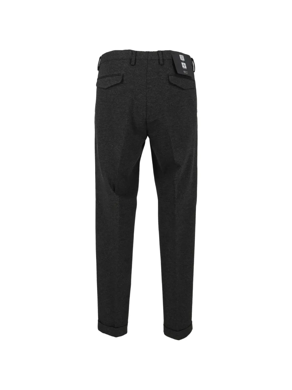 Briglia 1949 Geplooide broek met omgeslagen pijpen Grijs