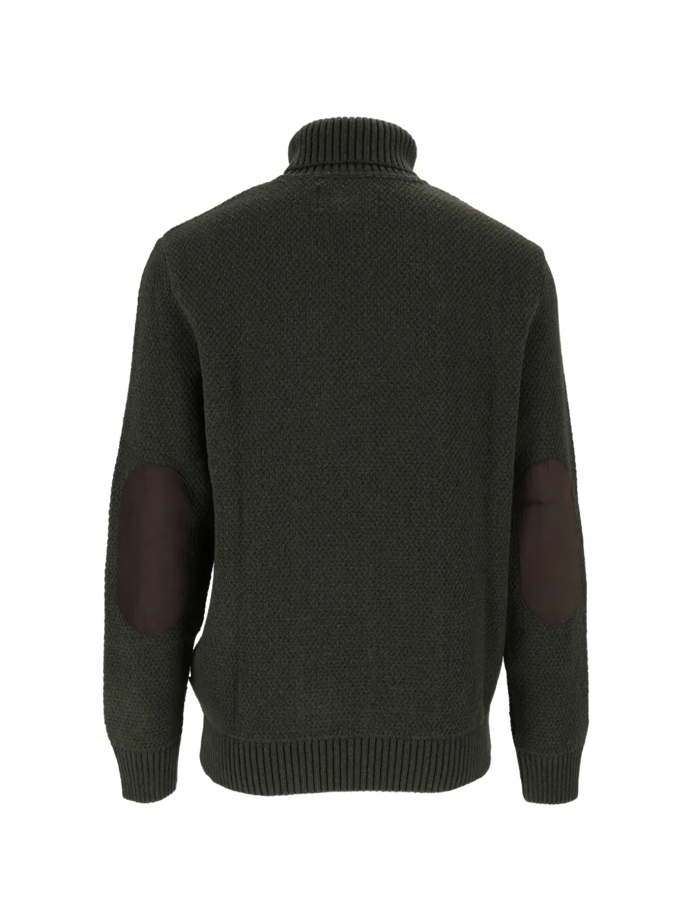 Barbour Staplecross kabelgebreide trui Groen