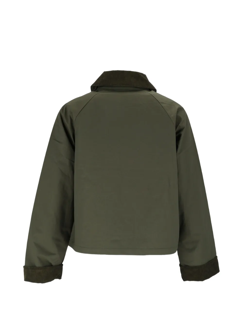 Barbour Wendy jack met ribfluwelen afwerking Groen