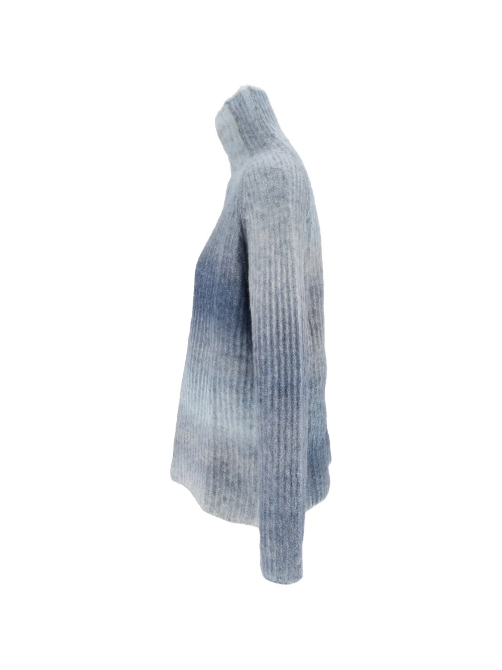 Kangra ribbed-knit roll-neck sweater Blauw