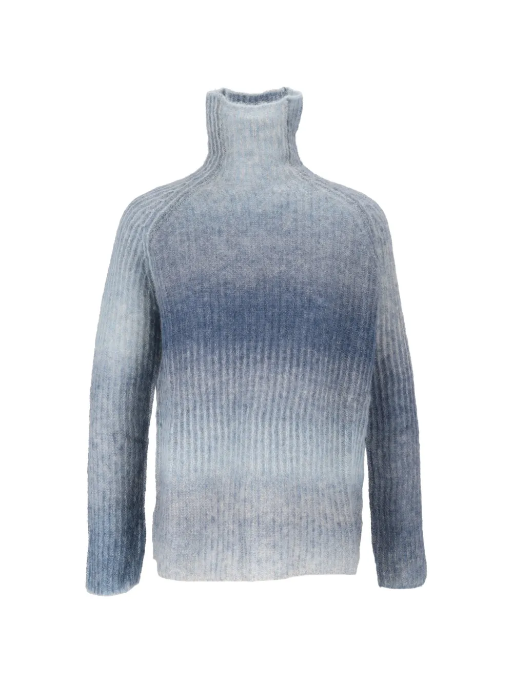 Kangra ribbed-knit roll-neck sweater Blauw